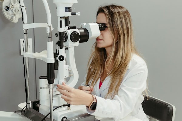 Slit Lamp Eye Examination